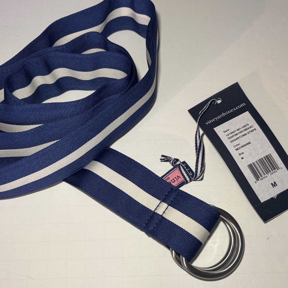 Vineyard Vines D Ring Ribbon Belt